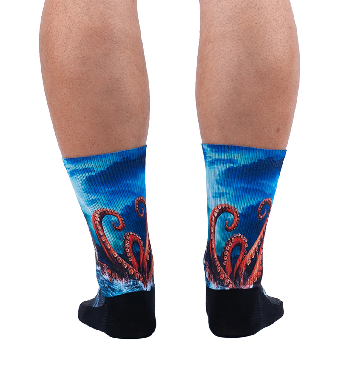 SOCK it to me Athletic Printed Performance Crew Socks (AP0012),What's Kraken? - What's Kraken,One Size