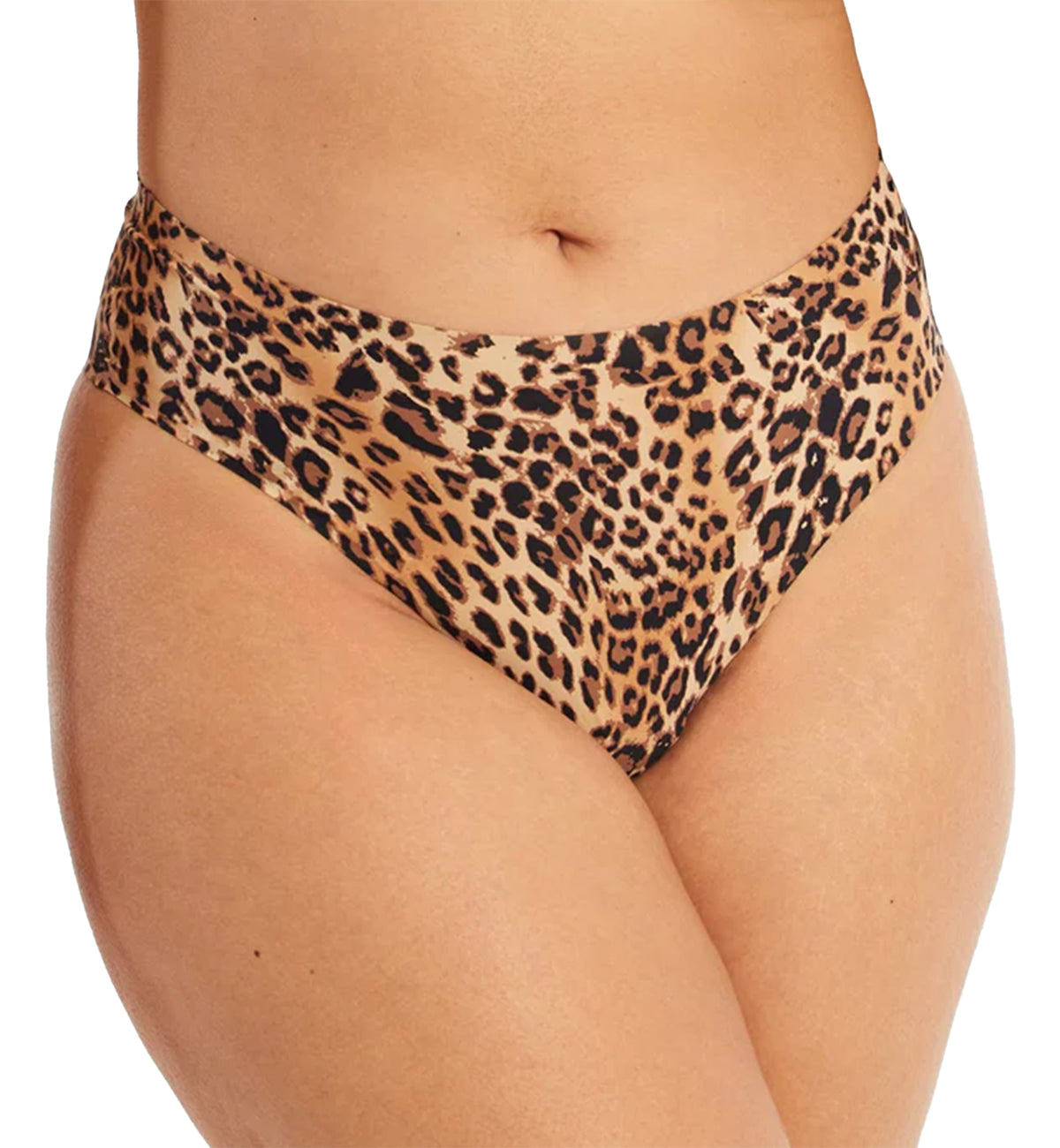 Evelyn & Bobbie High-Waisted Thong (1703),US 0-14,Leopard - Leopard,US 0 - 14