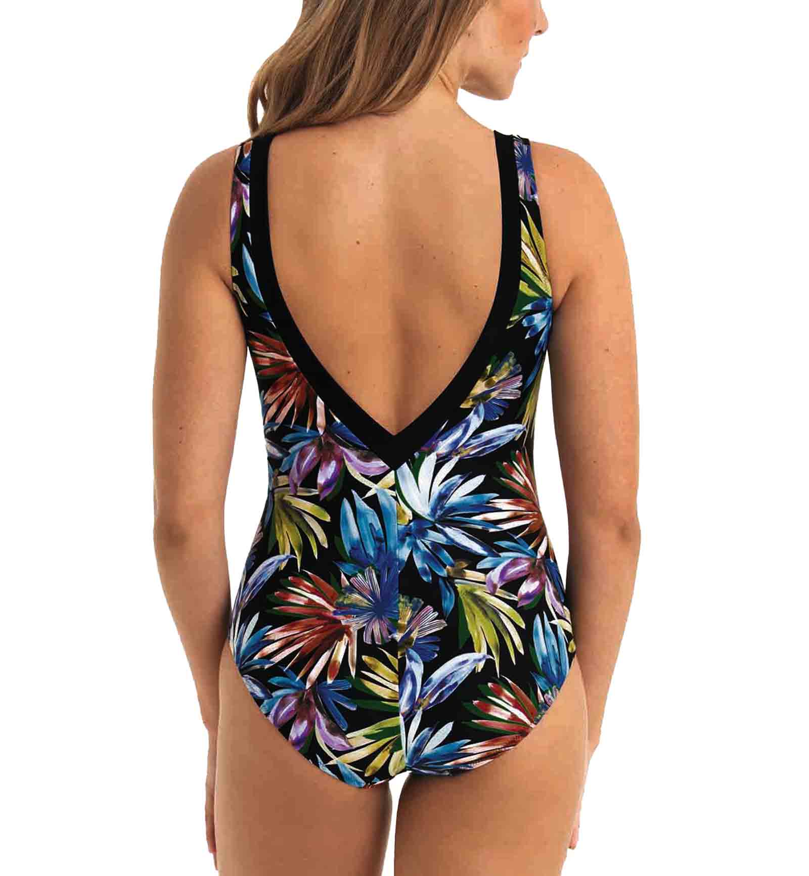 Anita Night Flowers Gabriella One-Piece Swimsuit (7467),38D,Agave - Agave,38D