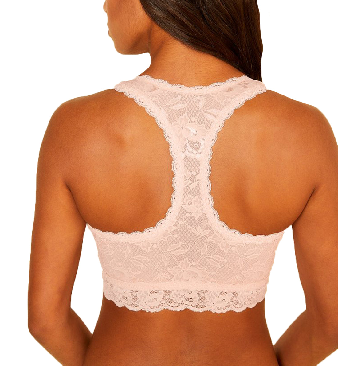 Cosabella Never Say Never CURVY Racie Racerback Bralette (NEVER1355),XS,Nude Rose - Nude Rose,XS