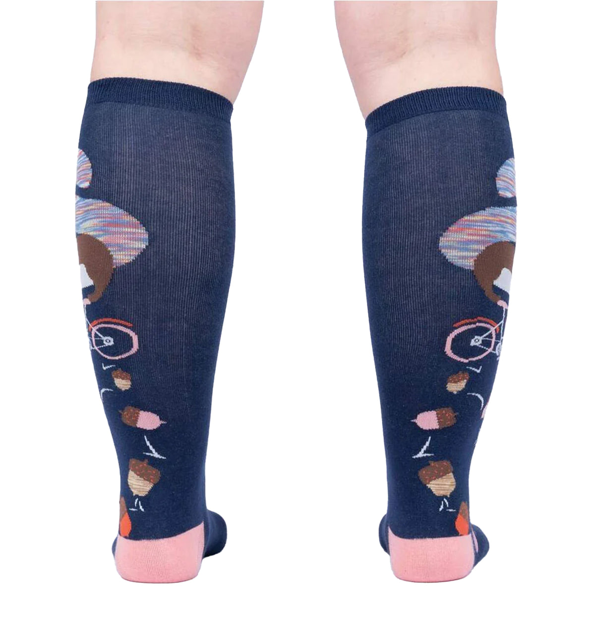 SOCK it to me Unisex Stretch-It Knee High Socks (S0160),Feeling Squirrelly - Feeling Squirrelly,One Size