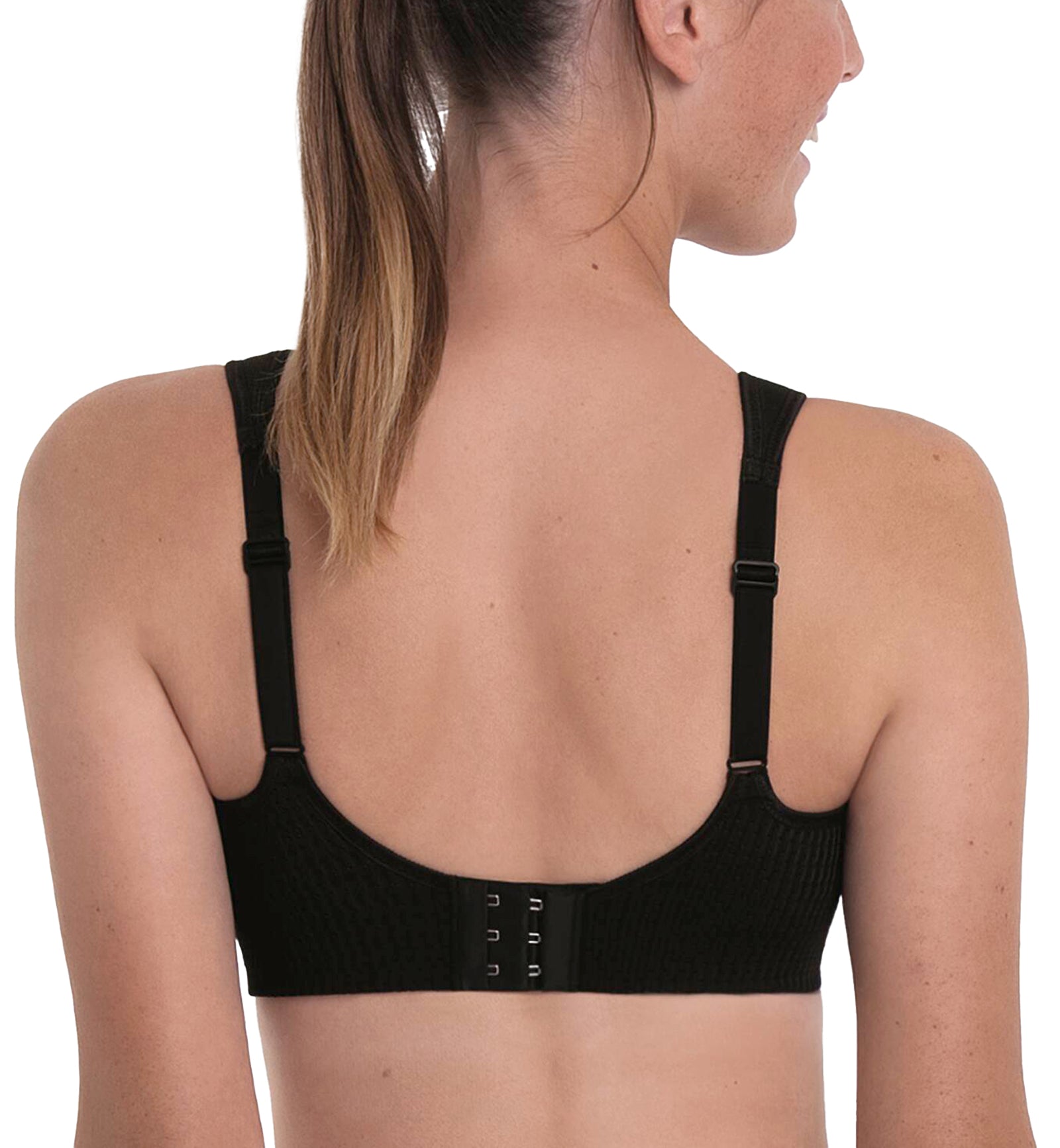 Anita Active Air Control Delta Pad Sports Bra (5544),30D,Black - Black,30D