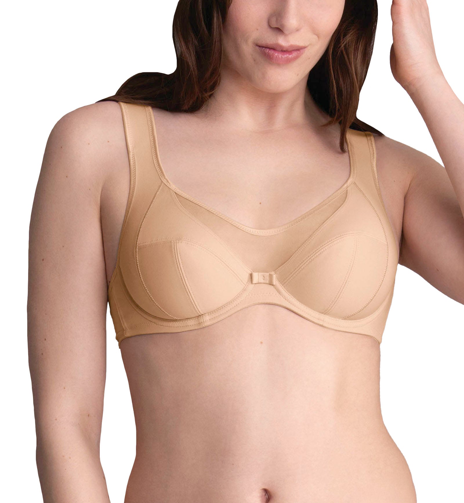 Anita Clara Comfort Underwire Side Shaping Bra (5858),34B,Sand - Sand,34B