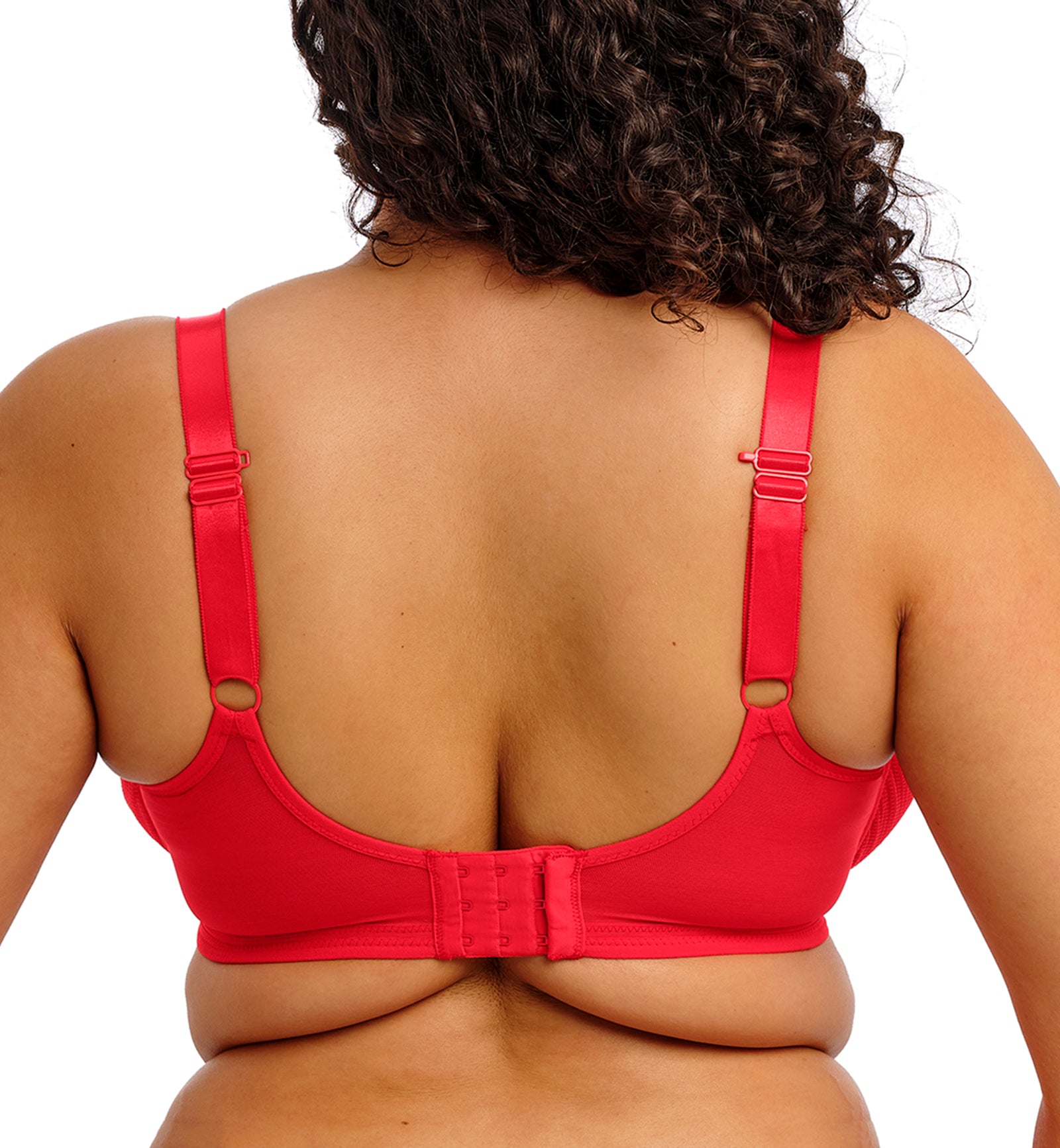 Elomi Tiernie Plunge Underwire Bra (303334),32GG,Red - Red,32GG