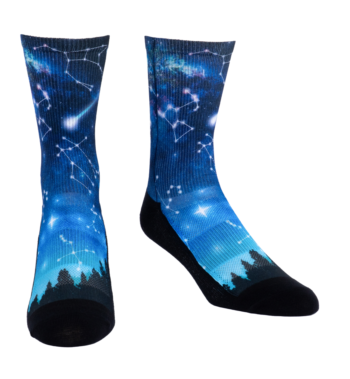 SOCK it to me Athletic Printed Performance Crew Socks (AP0003),Stargazer - Stargazer,One Size