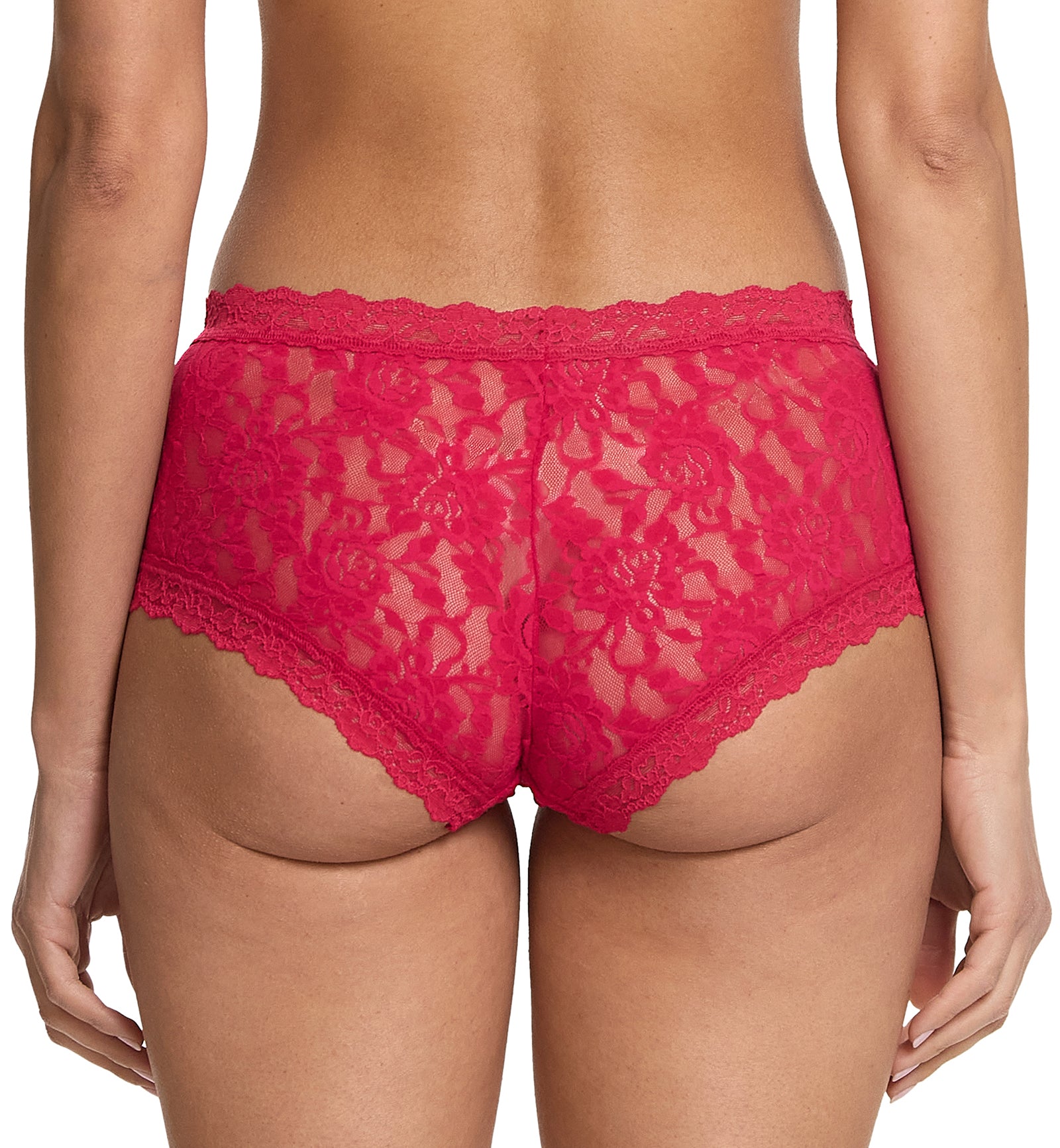 Hanky Panky Signature Lace Boyshort (4812P),XS,Beet Juice - Beet Juice,XS
