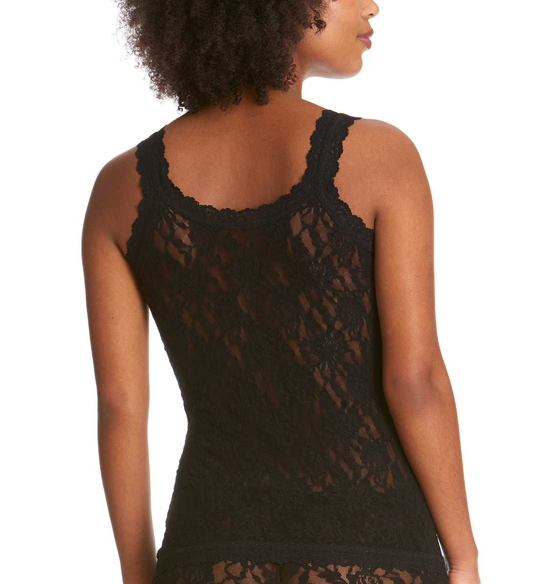 Hanky Panky Signature Lace Unlined Camisole (1390L),XS,Black - Black,XS