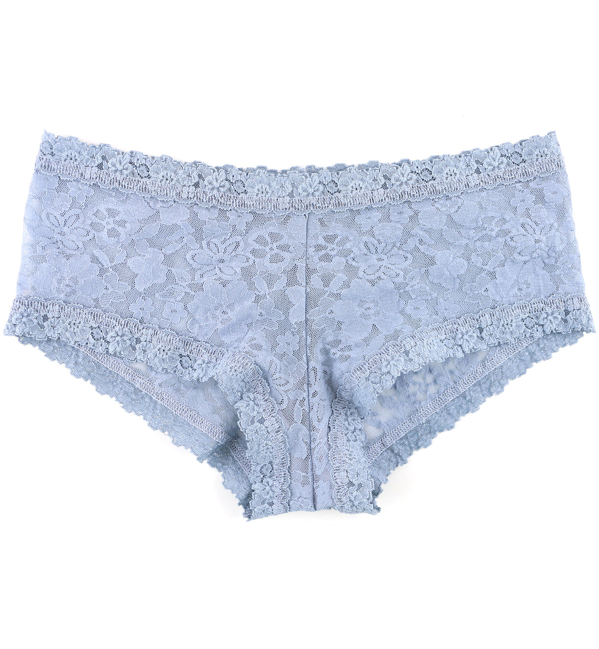 Hanky Panky Daily Lace Boyshort (771201P),XS,Grey Mist - Grey Mist,XS