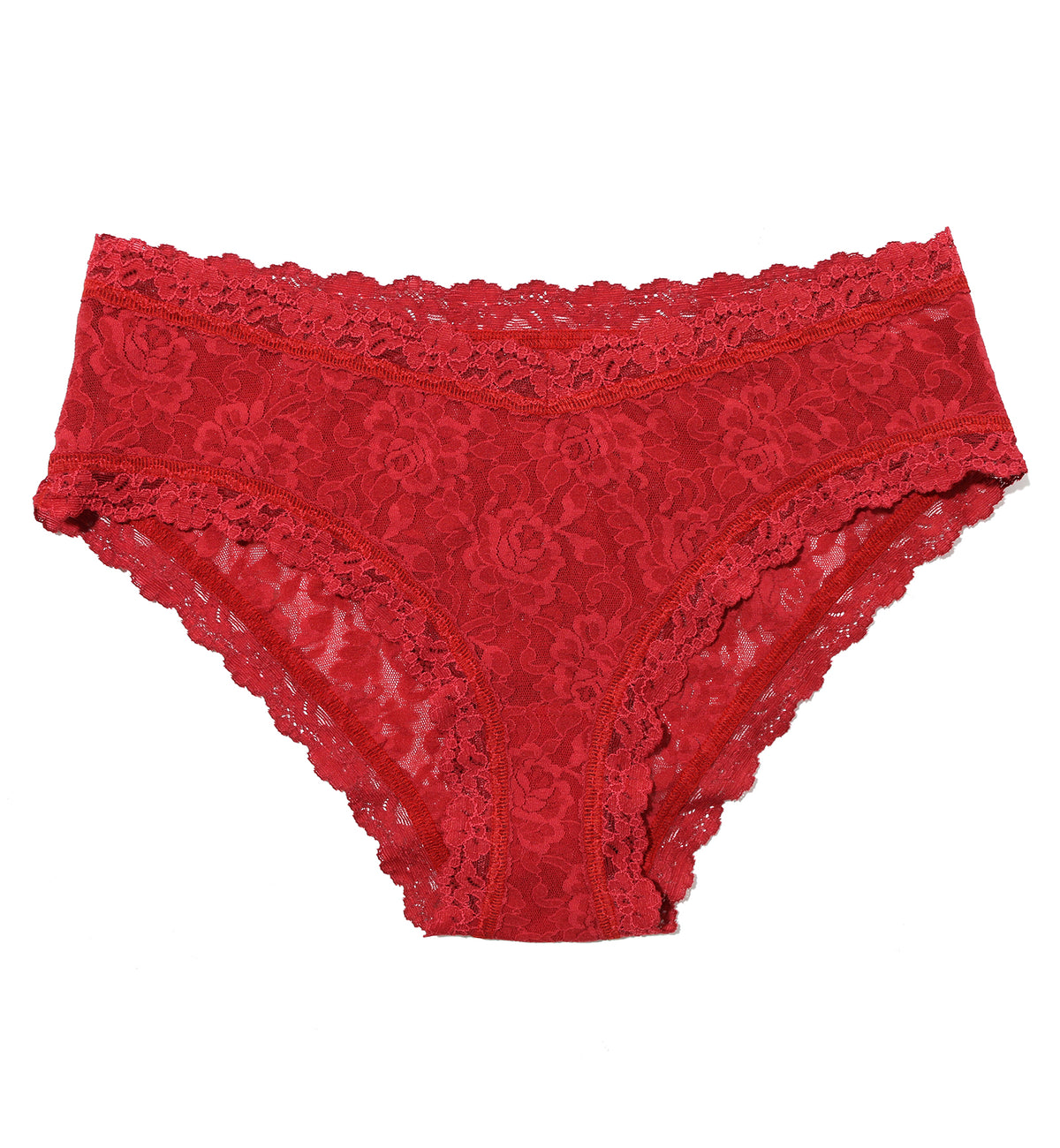 Hanky Panky Signature Lace V-Front Cheeky Brief (482454),XS,Burnt Sienna - Burnt Sienna,XS