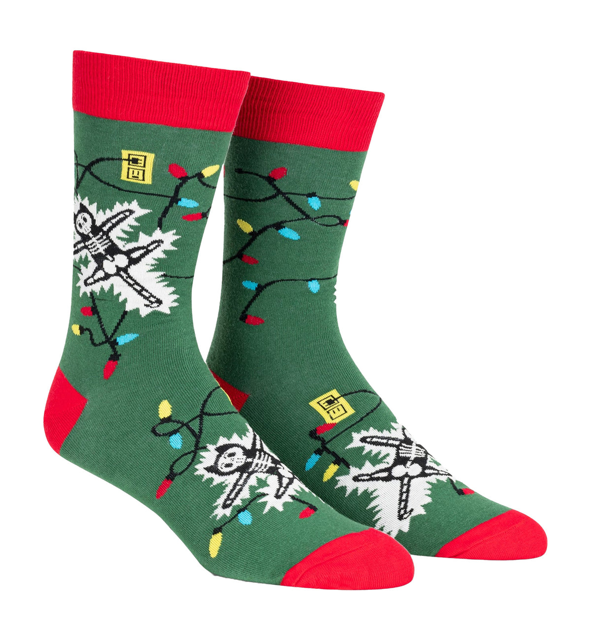 SOCK it to me Men's Crew Socks (MEF0638),Eating Light this Holiday - Eating Light this Holiday,One Size