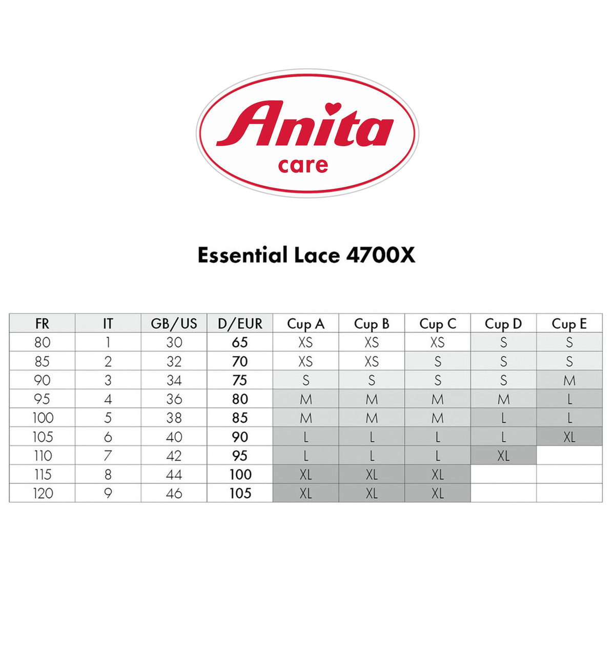 Anita Care Essential Lace Post Mastectomy Bralette (4700X),XS,Rosewood - Rosewood,XS