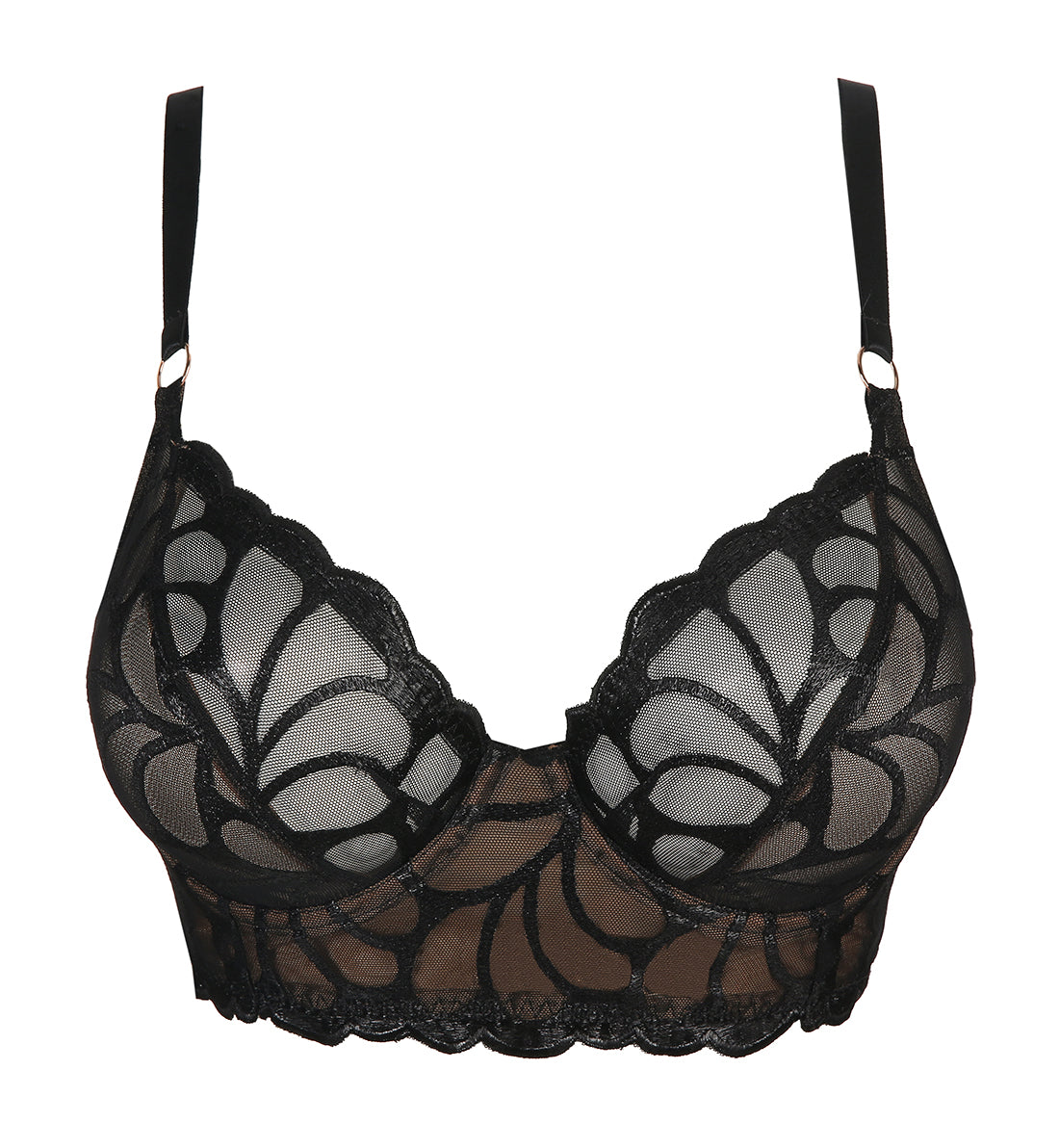 PrimaDonna Twist Aprodisia Deep Plunge Underwire Bra (0142166),32D,Black - Black,32D