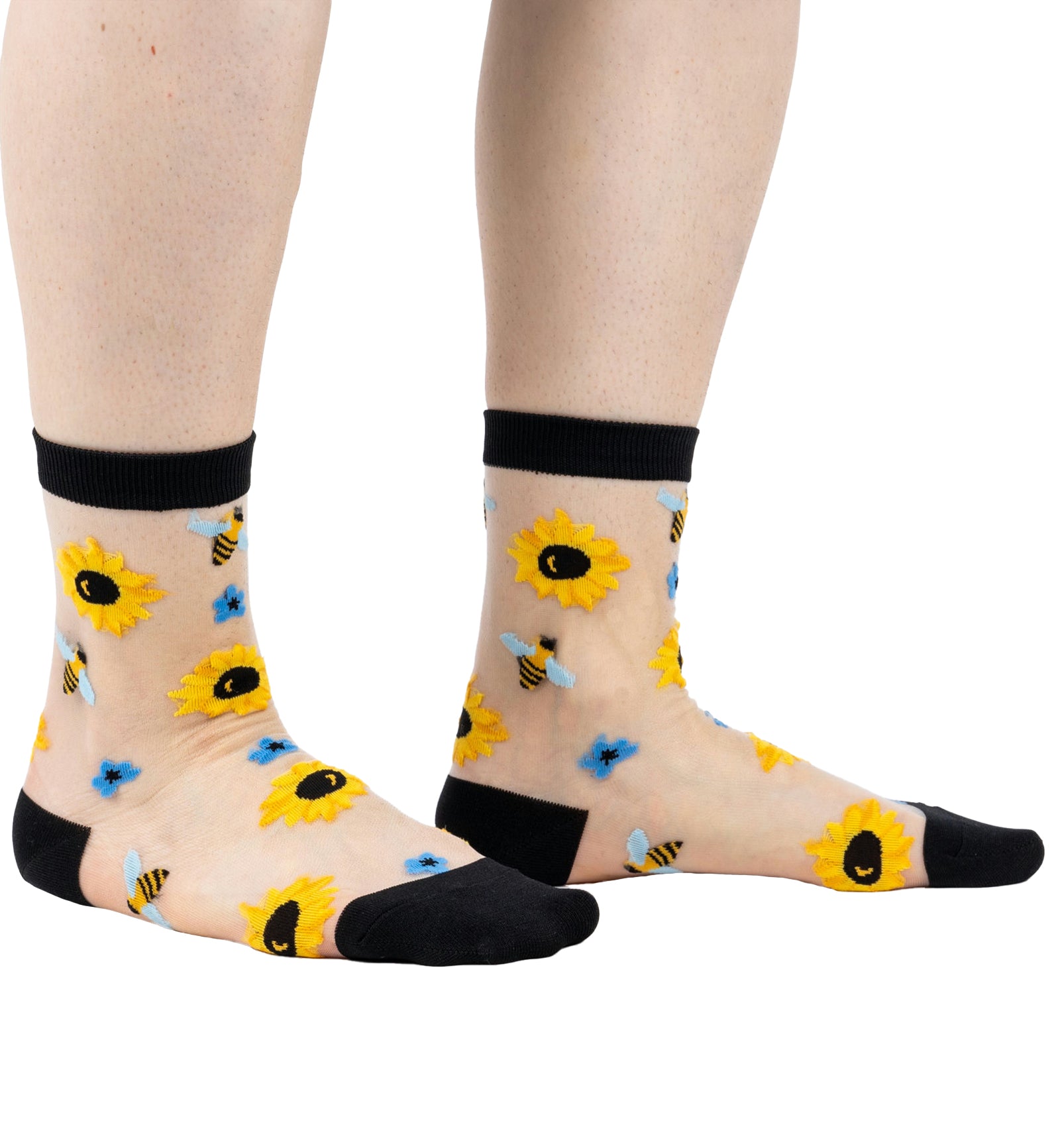 SOCK it to me Sheer Crew Socks (H0003),You Are My Sunshine - You Are My Sunshine,One Size
