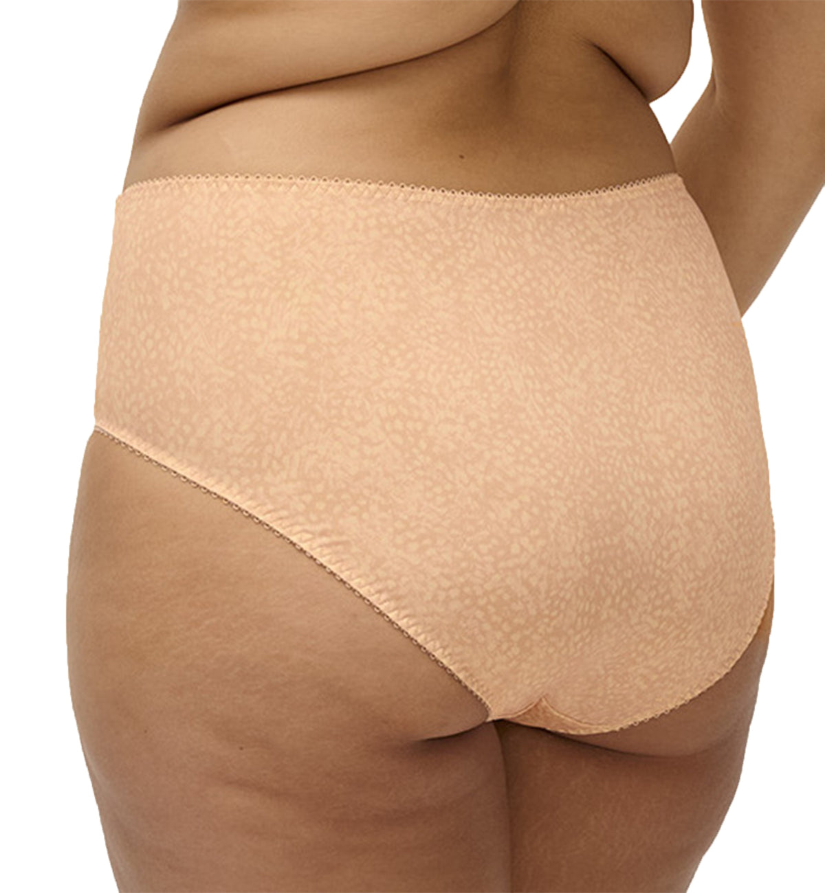 Elomi Morgan Stretch Lace Full Brief Panty (4116),Medium,Cameo Rose - Cameo Rose,Medium