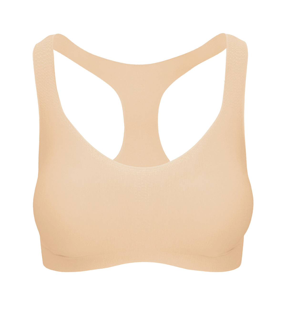 commando Butter Soft-Support Racerback Bralette (BSS502),XS,Beige - Beige,XS