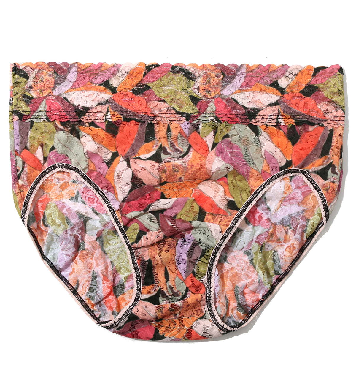 Hanky Panky Signature Lace Printed French Brief (PR461),Small,Now You See Me - Now You See Me,Small