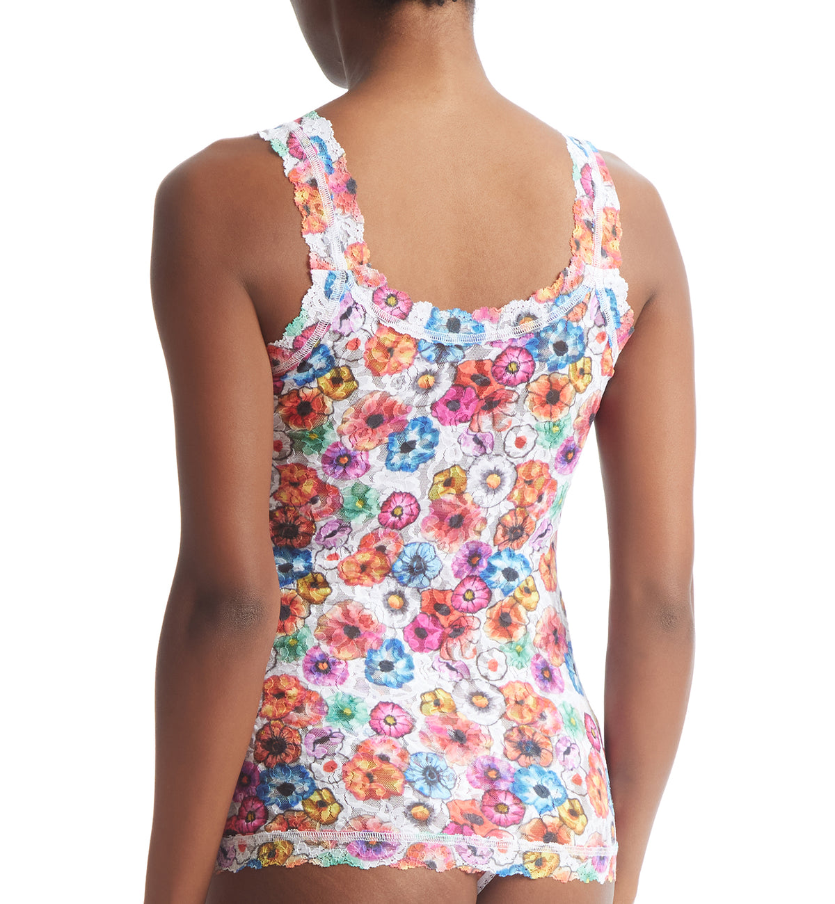 Hanky Panky Signature Lace Printed Unlined Camisole (PR1390L),XS,Linger Awhile - Linger Awhile,XS