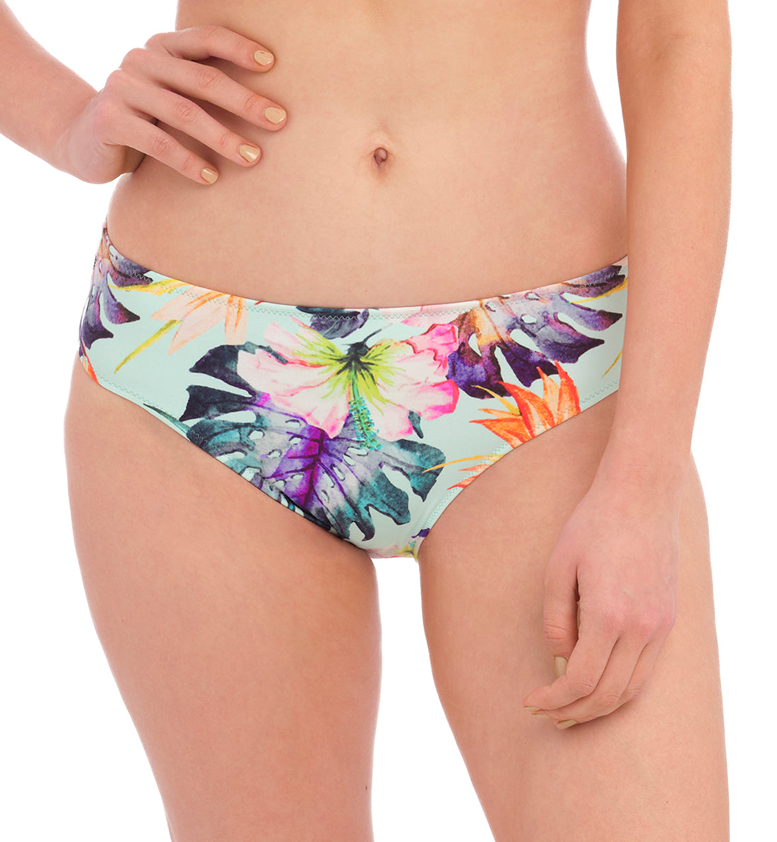 Fantasie Paradiso Mid Rise Swim Brief (501872),XS,Soft Mint - Soft Mint,XS