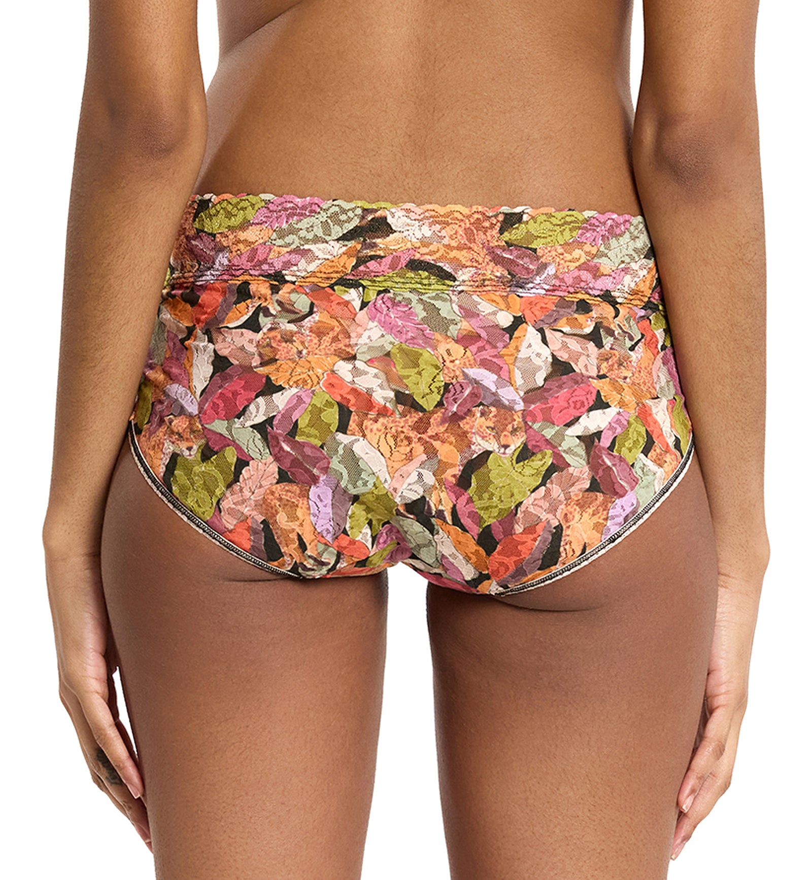 Hanky Panky Signature Lace Printed French Brief (PR461),Small,Now You See Me - Now You See Me,Small