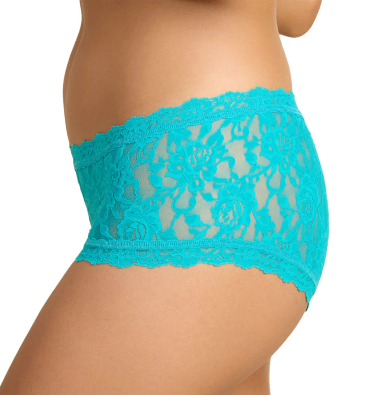 Hanky Panky Signature Lace Boyshort (4812P),XS,Turkish Tile Blue - Turkish Tile Blue,XS