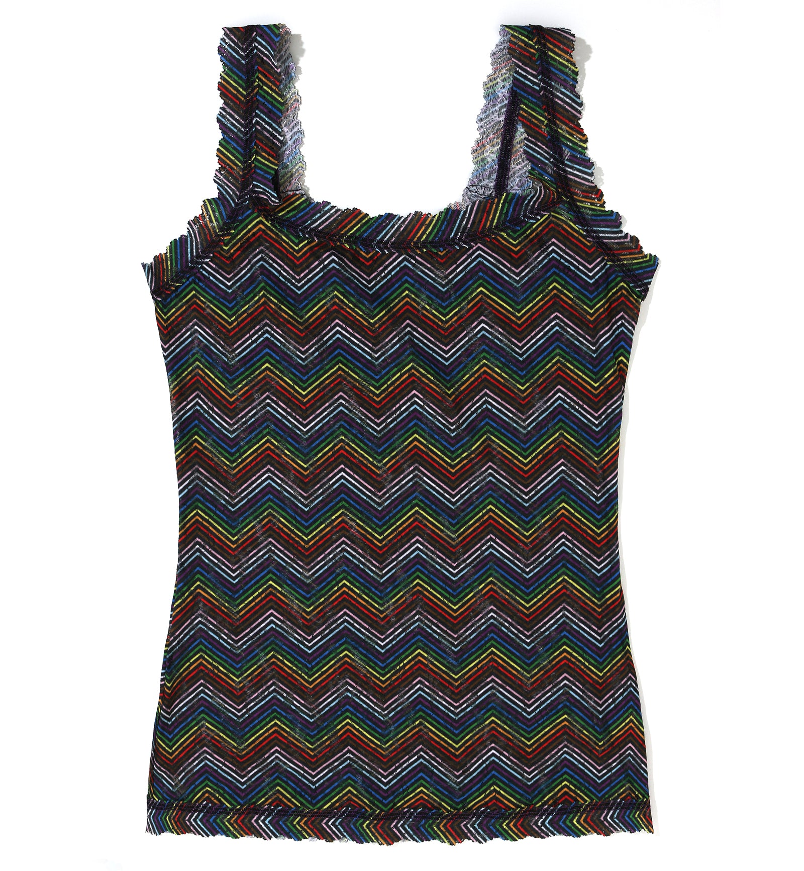 Hanky Panky Signature Lace Printed Unlined Camisole (PR1390L),XS,Up All Night - Up All Night,XS