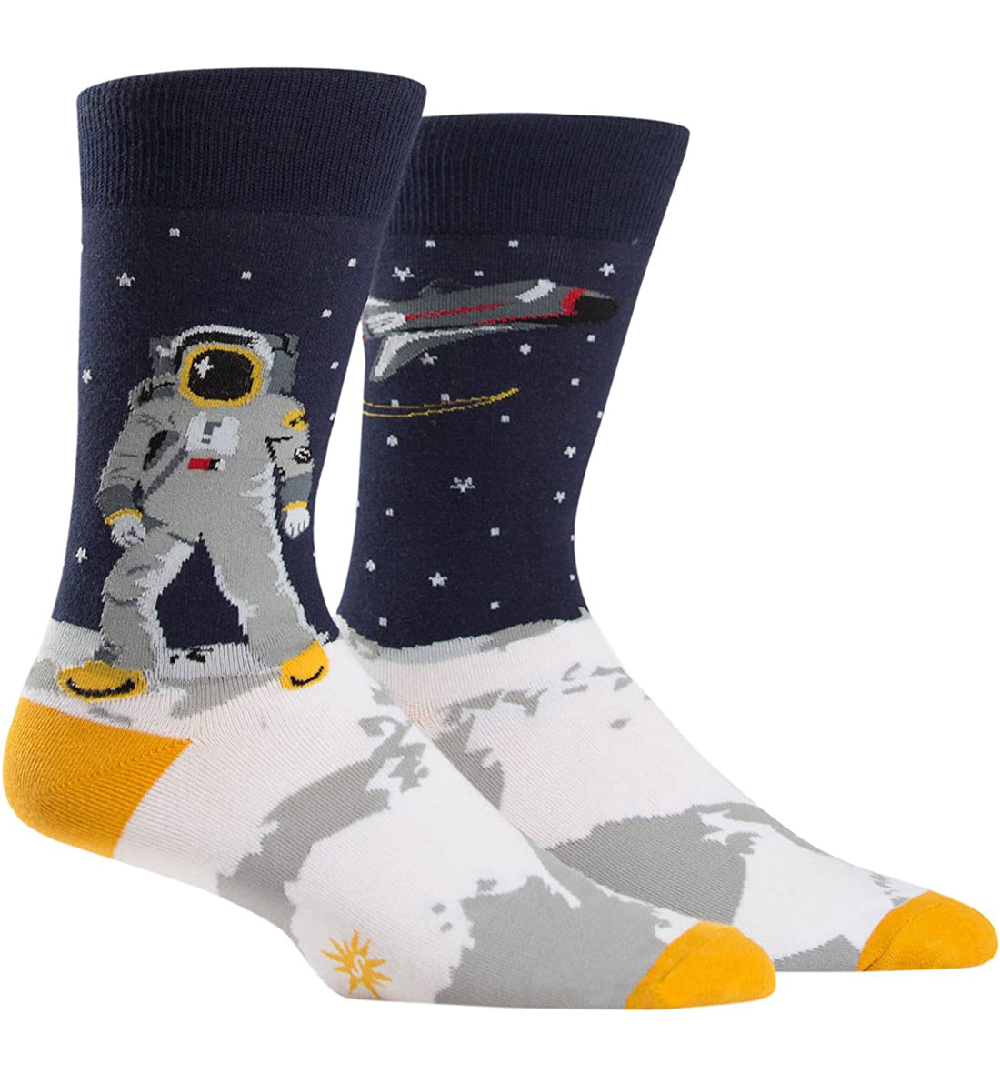 SOCK it to me Men&#39;s Crew Socks (mef0114),One Giant Leap - One Giant Leap,One Size