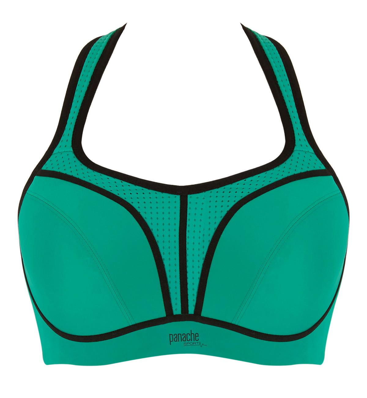 Panache Power Underwire Sports Bra (5021),28F,Green - Green,28F