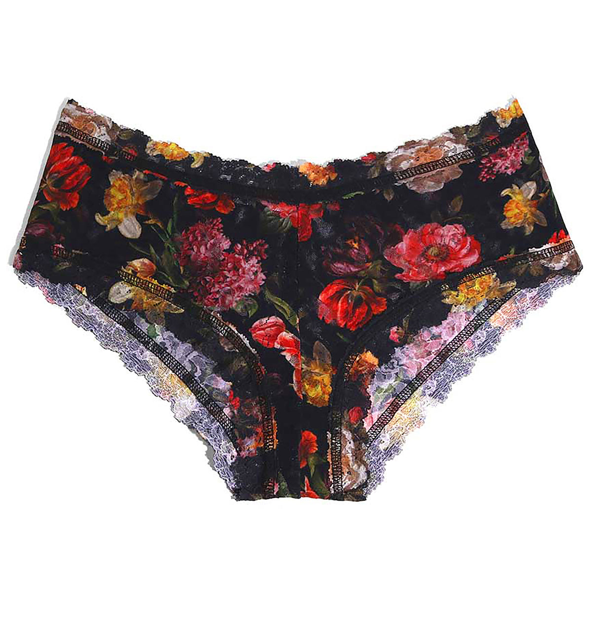 Hanky Panky Signature Lace Printed Boyshort (PR4812P),XS,Moonlit - Moonlit,XS