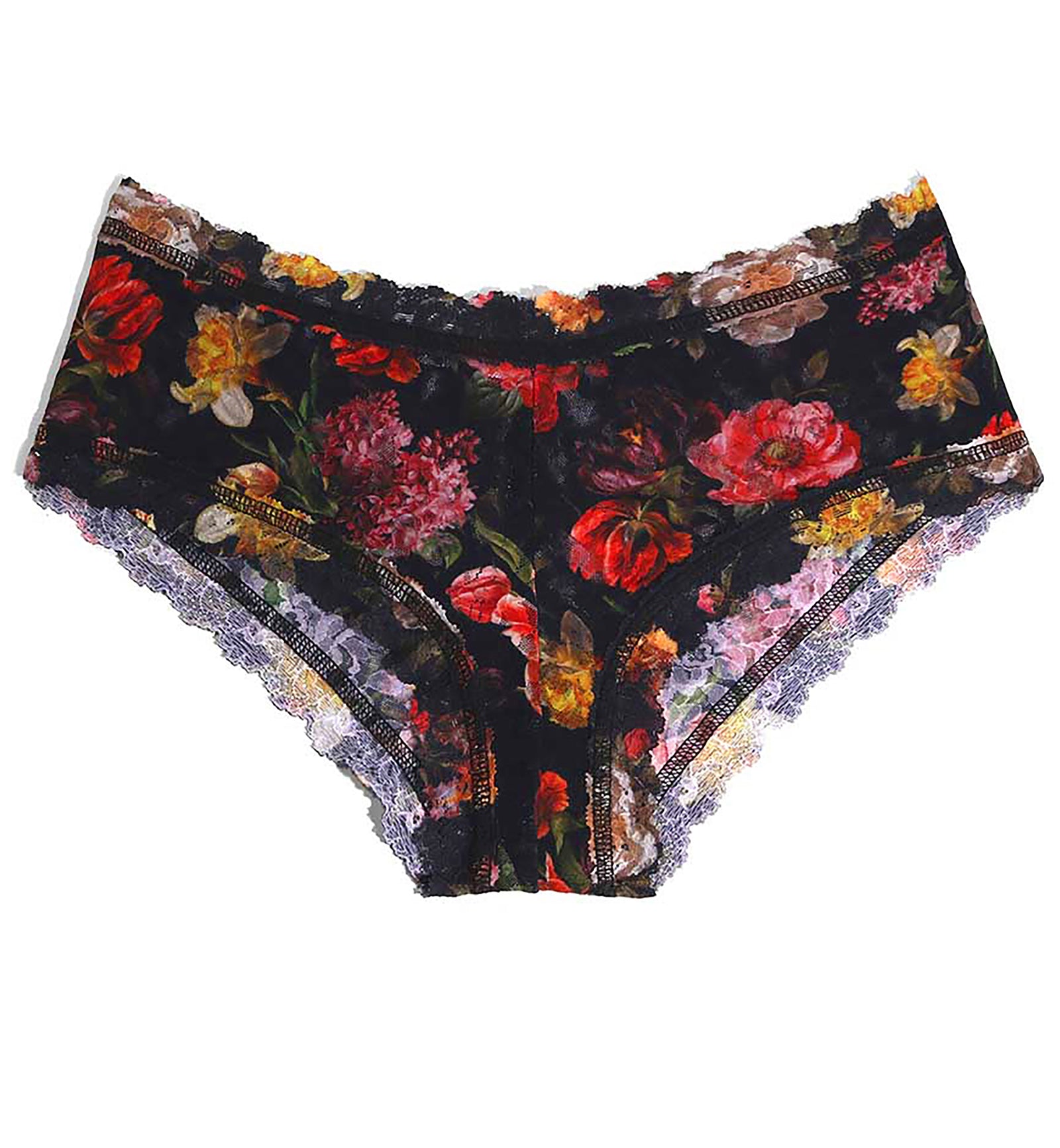 Hanky Panky Signature Lace Printed Boyshort (PR4812P),XS,Moonlit - Moonlit,XS