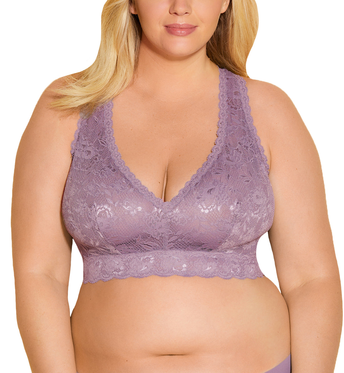 Cosabella NSN ULTRA CURVY Racie Racerback Bralette (NEVER1353),XS,Himalayan Sky - Himalayan Sky,XS