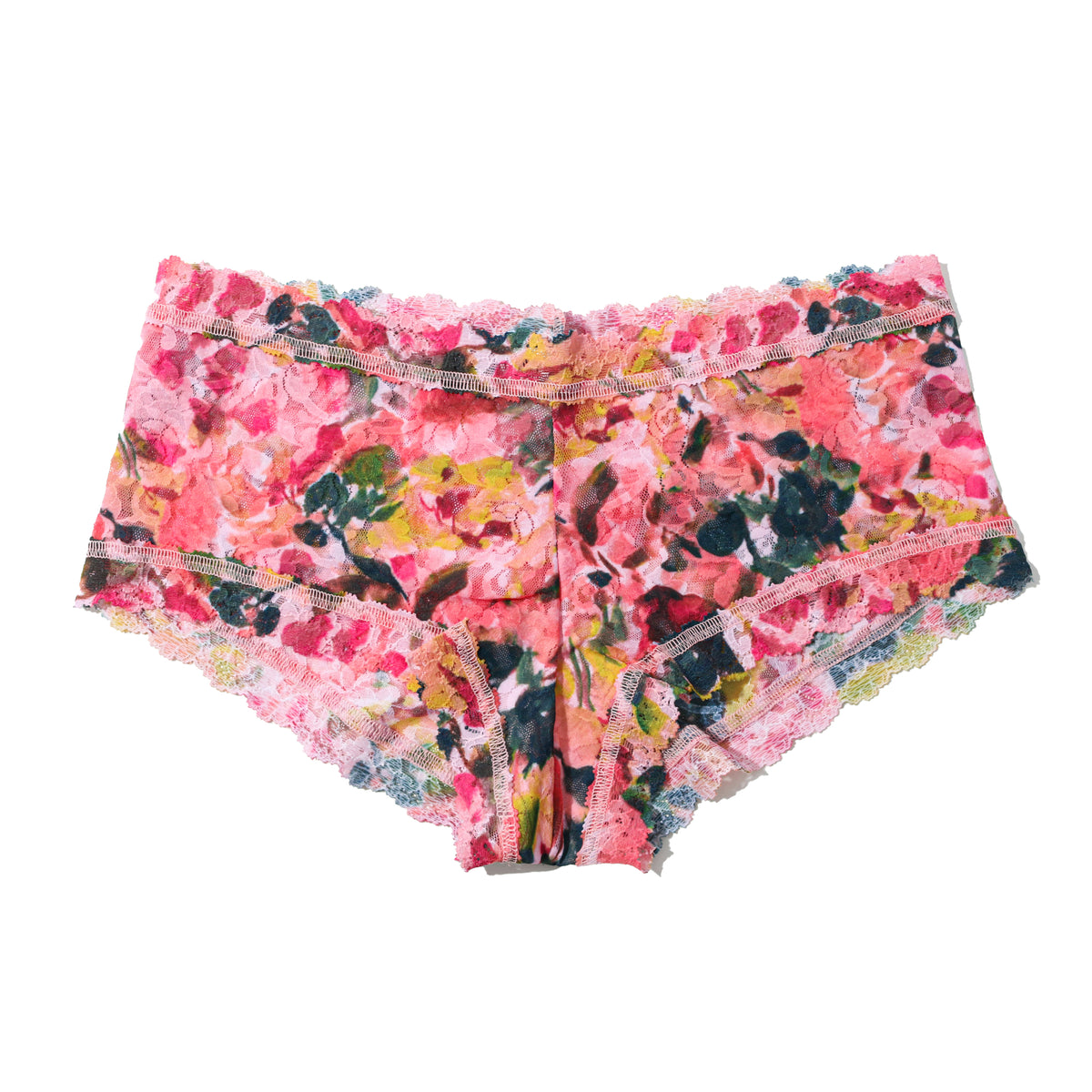 Hanky Panky Signature Lace Printed Boyshort (PR4812P),XS,Masterpiece - Masterpiece,XS