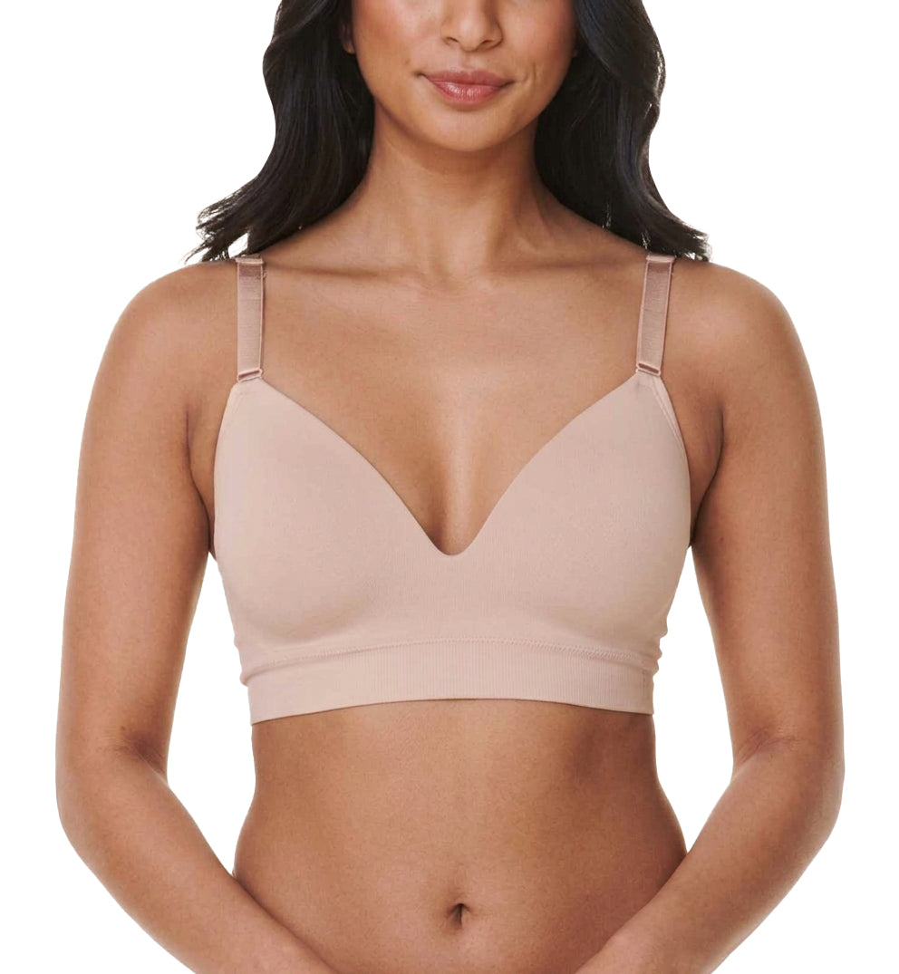Bravado Everyday Plunge Wireless T-Shirt Bra (11060BA),Small,Cameo - Cameo,Small