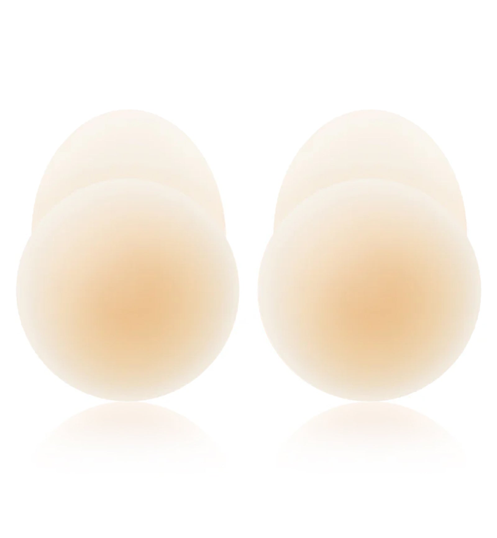 NOOD No-Show Extra Lift Adhesive Reusable Lifting Nipple Covers (4 inch),No. 3 / Buff - Buff,4 INCH