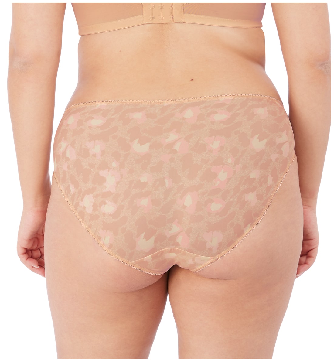 Elomi Morgan Stretch Lace Matching Panty Brief (4115),Medium,Toasted Almond - Toasted Almond,Medium