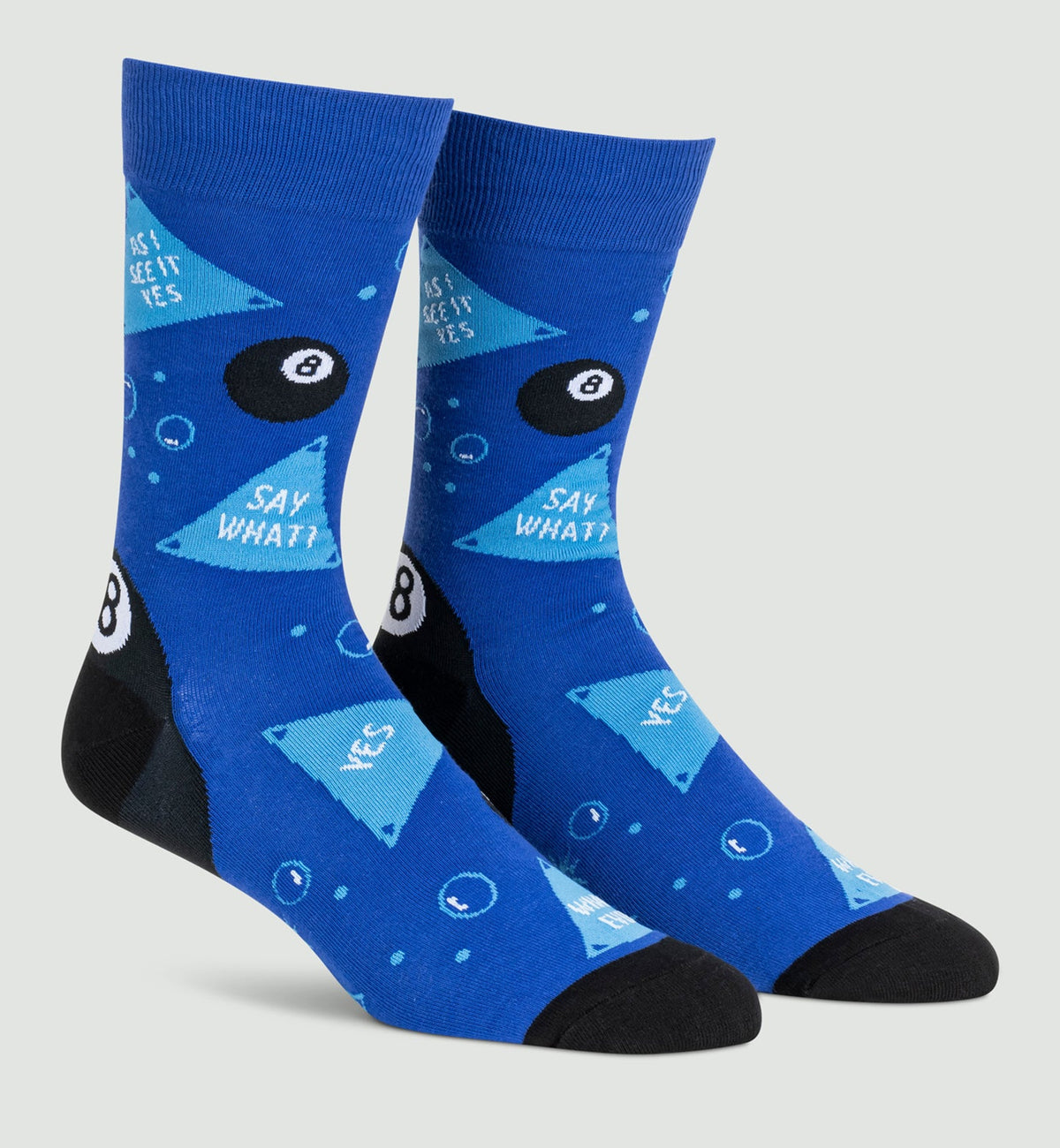 SOCK it to me Men's Crew Socks (MEF0626),Sources Say Yes - Sources Say Yes,One Size