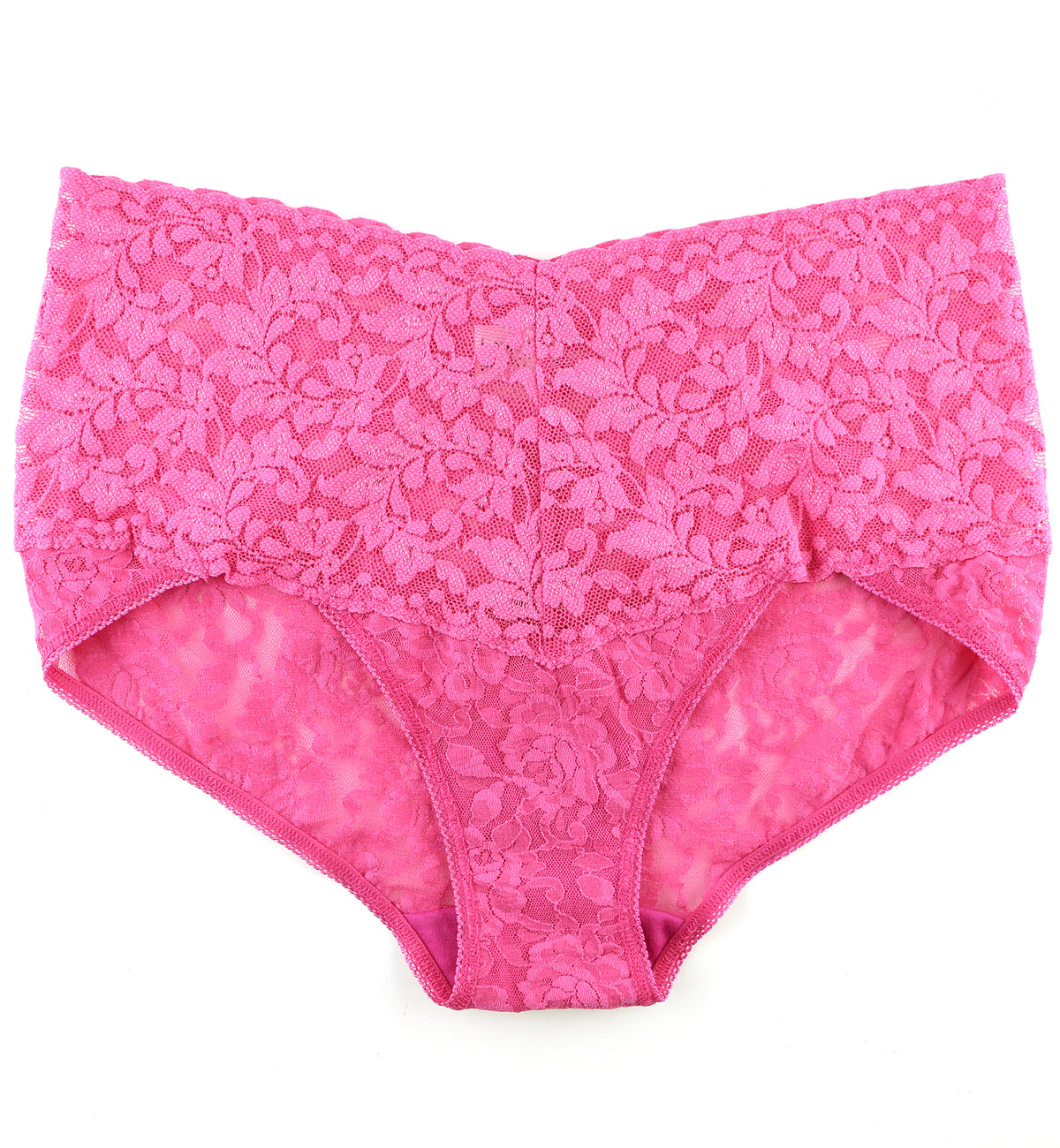 Hanky Panky Retro Lace V-kini (9K2124),Small,Dragon Fruit Pink - Dragon Fruit Pink,Small