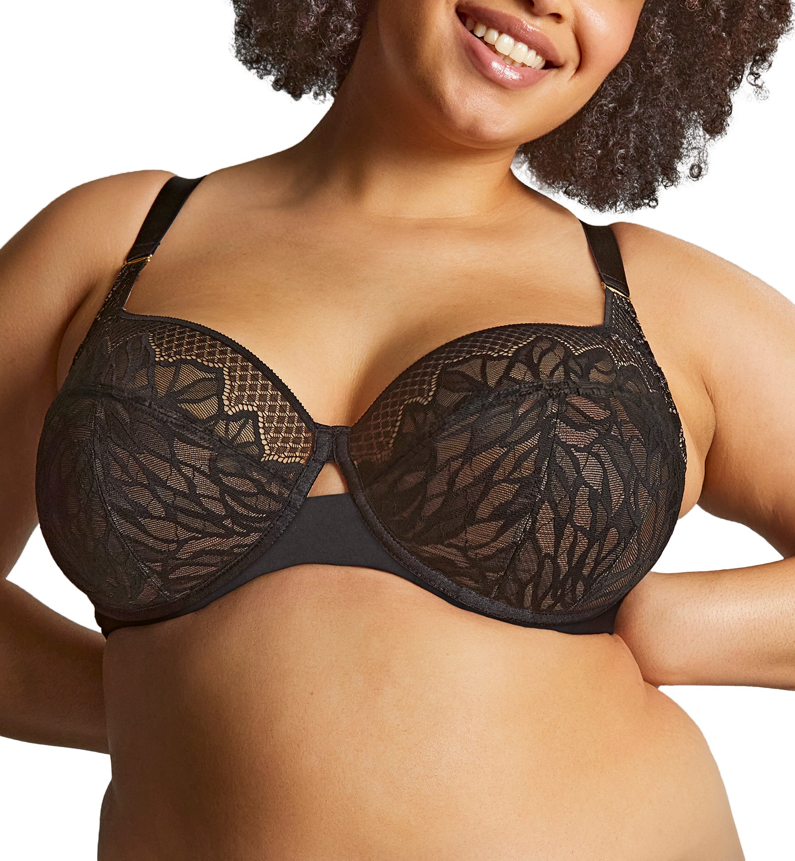 Sculptresse by Panache Sophia Full Cup Underwire Bra (11195),34F,Black - Black,34F