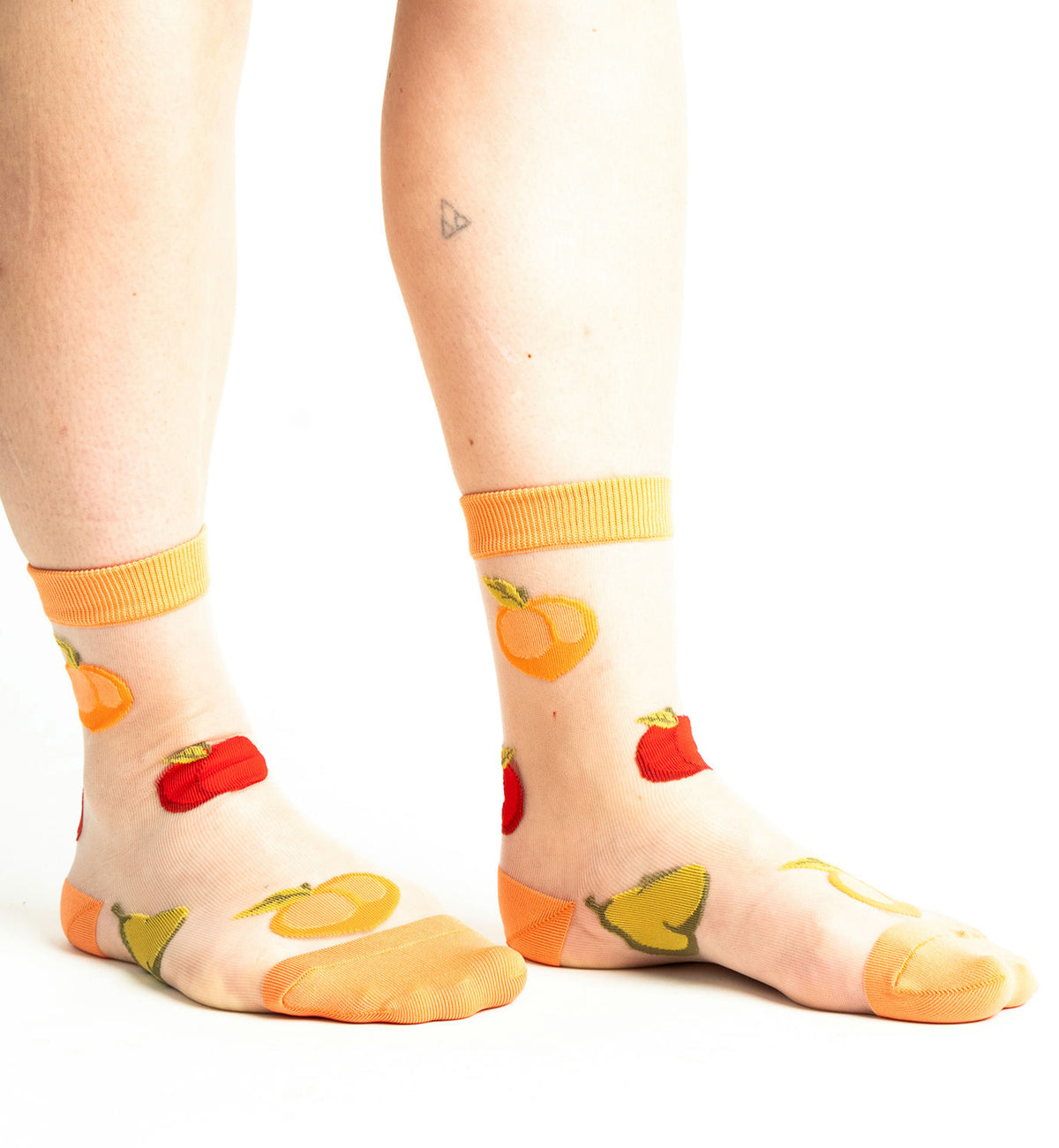 SOCK it to me Sheer Crew Socks (H0007),It's All Peachy - Its All Peachy,One Size