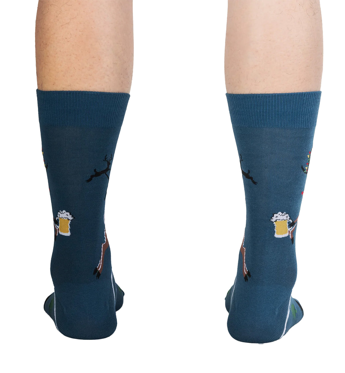 SOCK it to me Men's Crew Socks (MEF0637),Brew-Dolph - Brew-Dolph,One Size