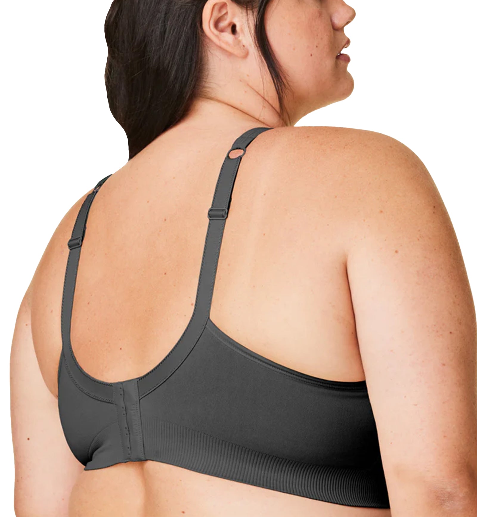 BRAVADO! DESIGNS Everyday Sculpt FULL CUP Wire-Free Bra (11011VFC),Small FC,Black - Black,Small-Full Cup