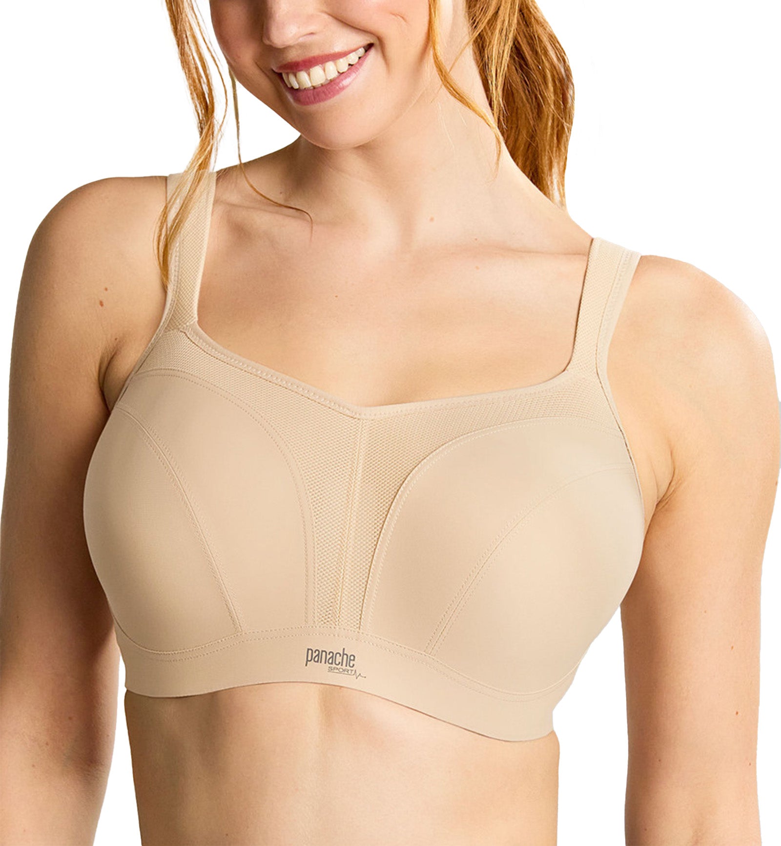 Panache Power Underwire Sports Bra (5021),28E,Latte - Latte,28E