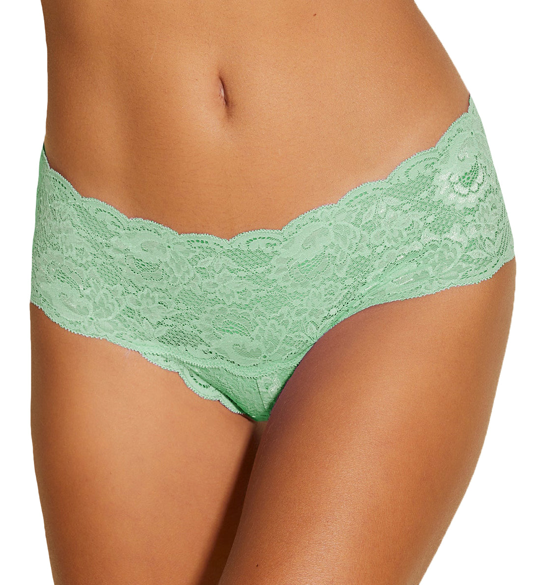 Cosabella Never Say Never Hottie Lowrider Hotpant (NEVER07ZL),S/M,Ghana Green - Ghana Green,S/M