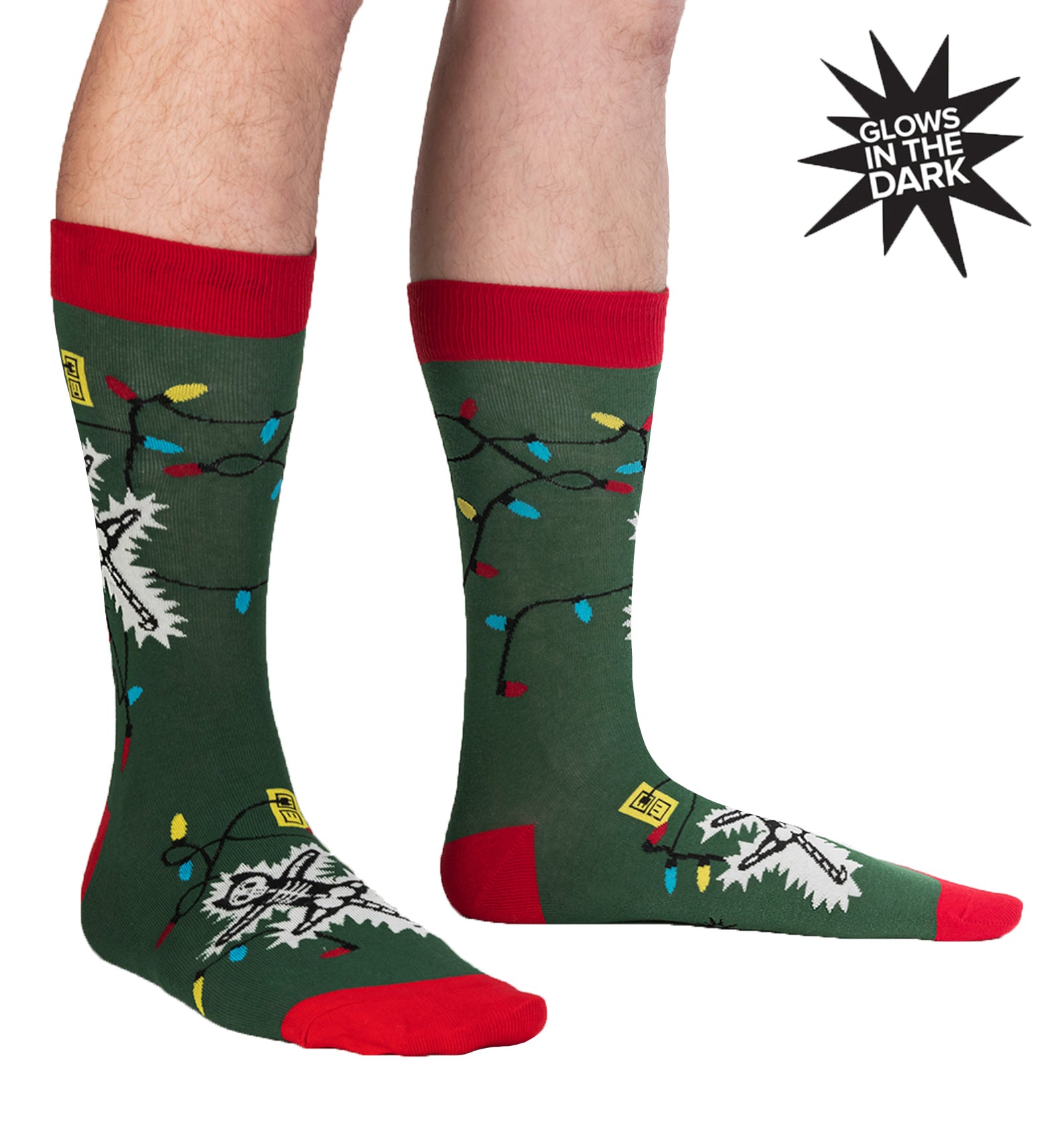 SOCK it to me Men's Crew Socks (MEF0638),Eating Light this Holiday - Eating Light this Holiday,One Size