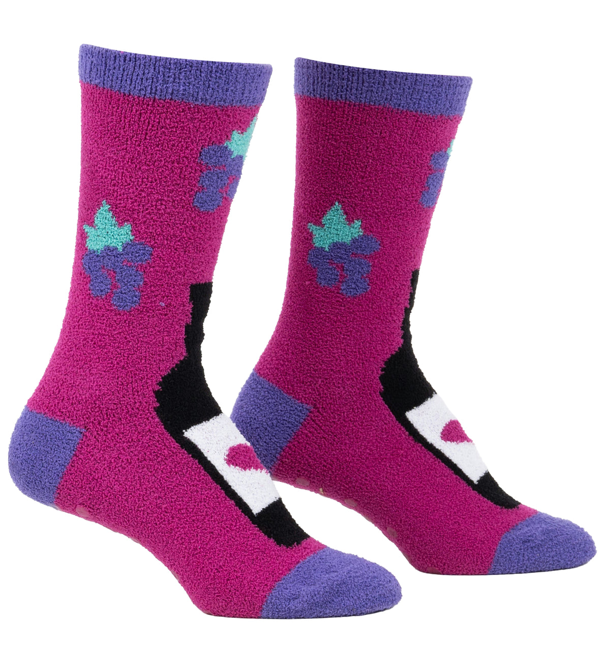 SOCK it to me Slipper Socks (CZ0031),You Are Really Grape - You Are Really Grape,One Size