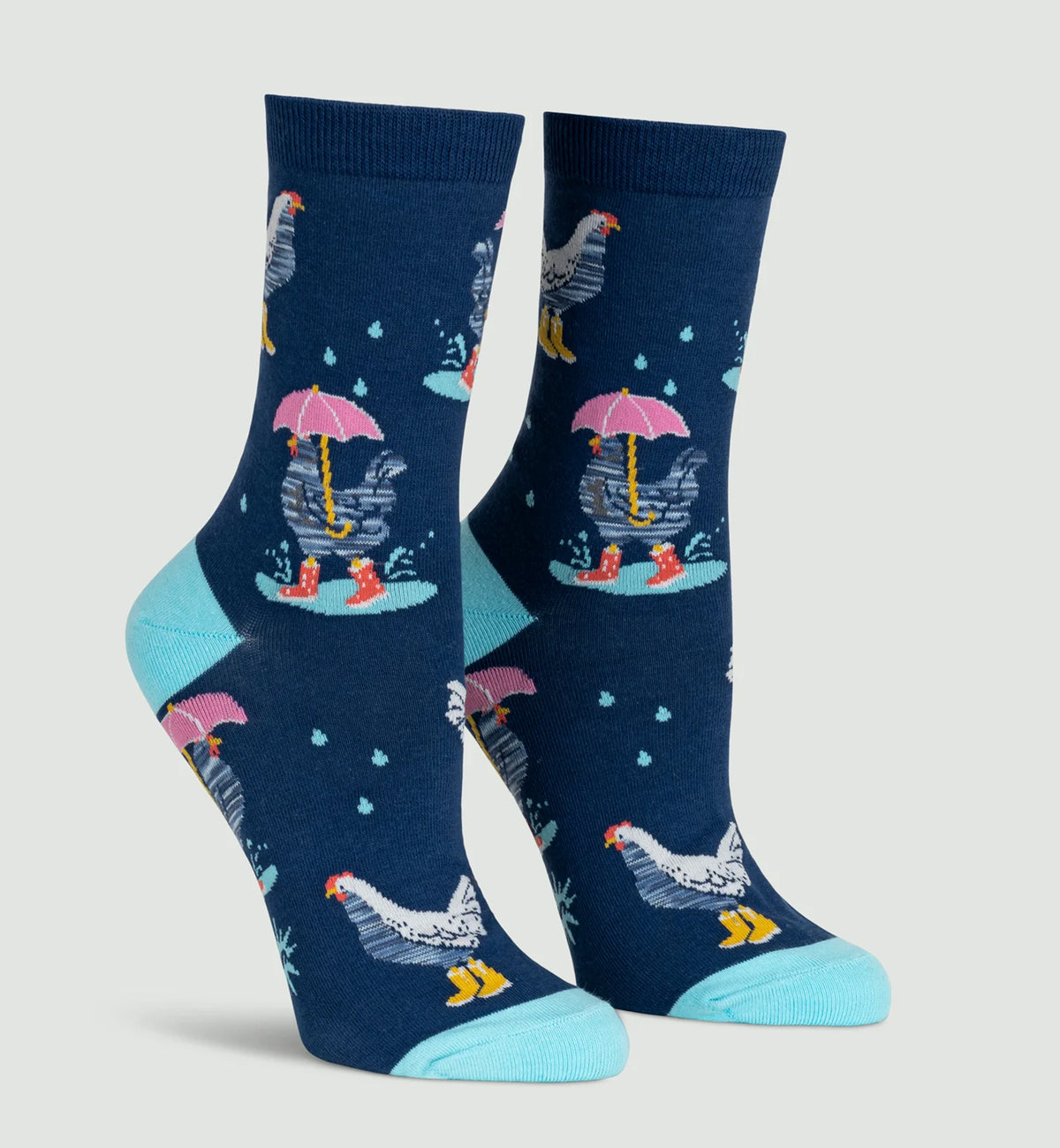 SOCK it to me Women's Crew Socks (W0453),Chicken Little - Chicken Little,One Size