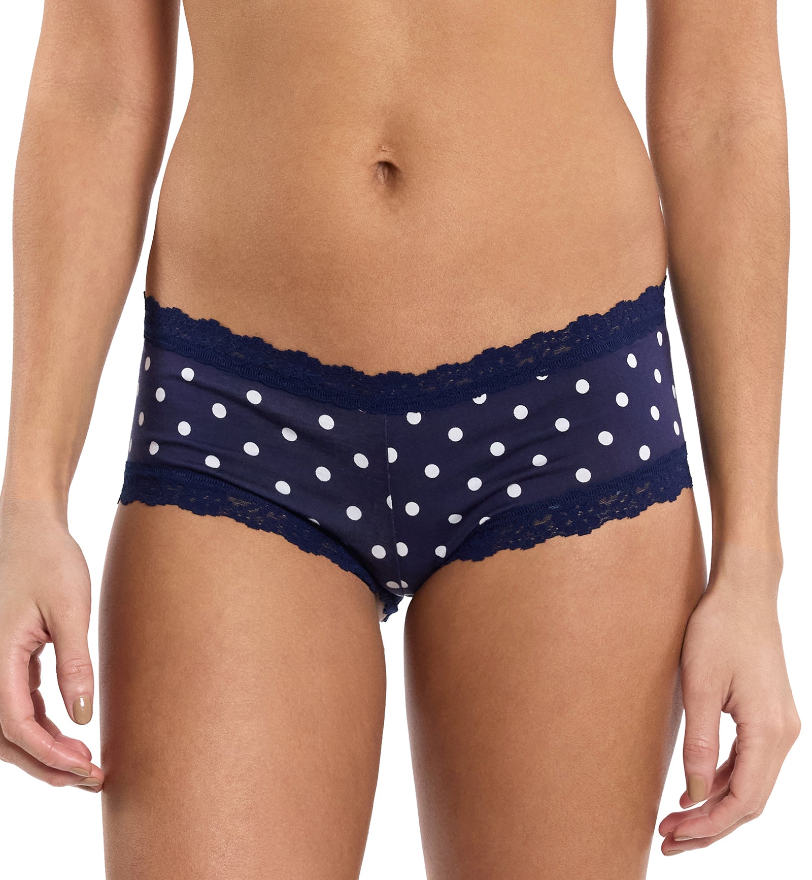Hanky Panky Cotton Printed Boyshort (PR891281),Small,Full Circle - Full Circle,Small