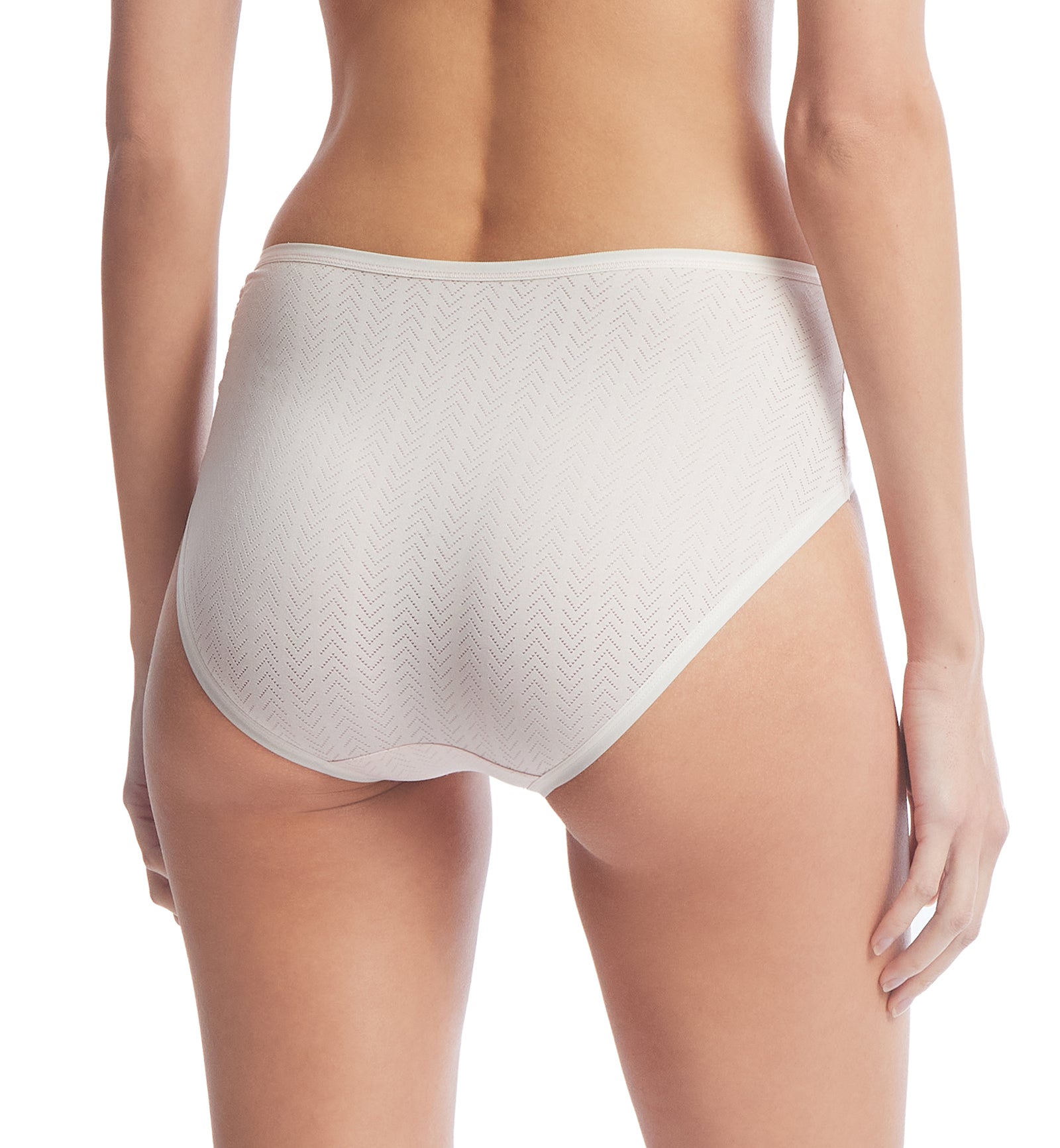 Hanky Panky MoveCalm High Waisted Brief (2P2264),XS,Pearl/Marshmallow - Pearl/Marshmallow,XS