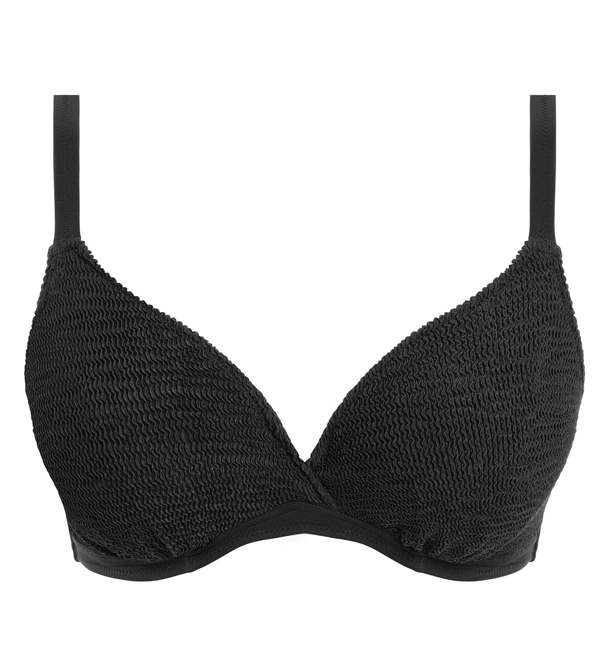 Freya Ibiza Waves Plunge Underwire Bikini Top (203802),30E,Black - Black,30E