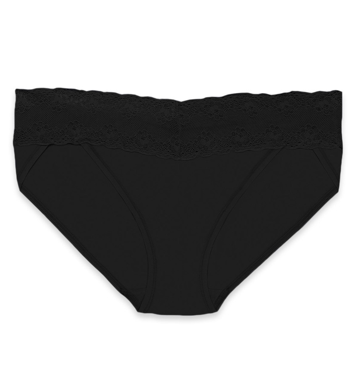 Natori Bliss Perfection V-Kini Panty (756092),O/S,Black - Black,One Size