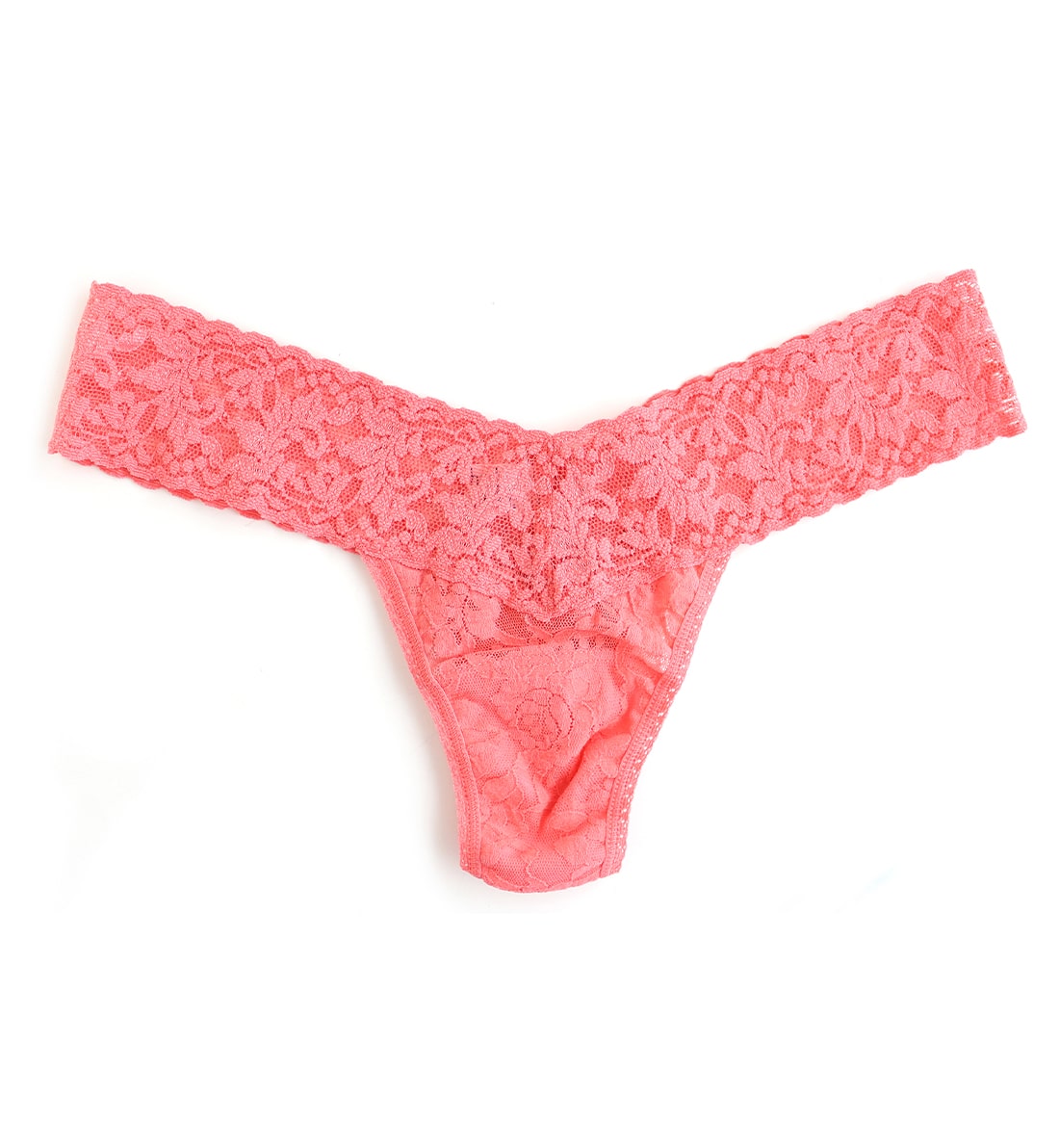 Hanky Panky Signature Lace Low Rise Thong (4911P),Peachy Keen - Peachy Keen,One Size